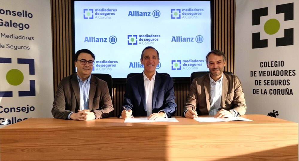 El Colegio de Mediadores de Seguros de A Coruña y Allianz Seguros han renovado su acuerdo de colaboración un año más