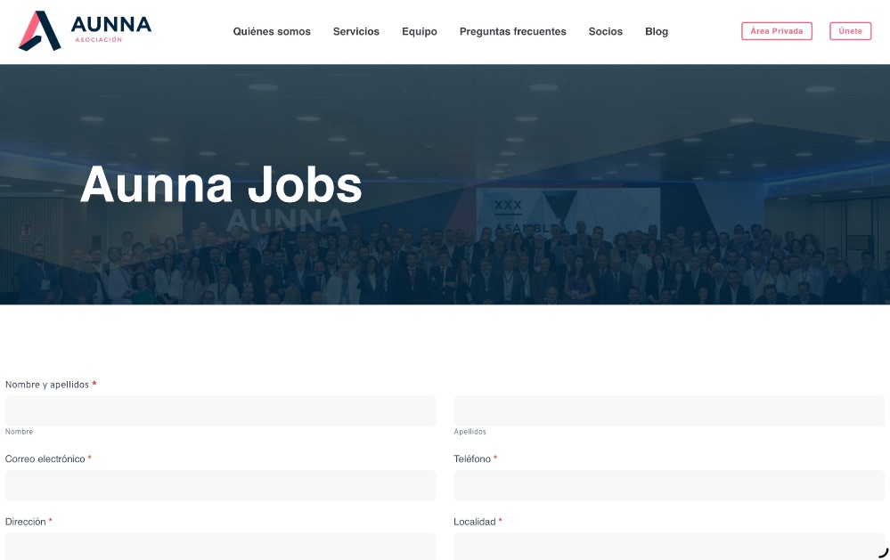Aunna Asociación lanza Aunna Jobs, su nuevo portal de empleo para corredurías que buscan nuevos profesionales.