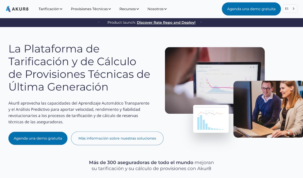 Akur8 lanza Deploy, su nuevo motor de tarificación en tiempo real que permite a las aseguradoras implementar modelos de precios.