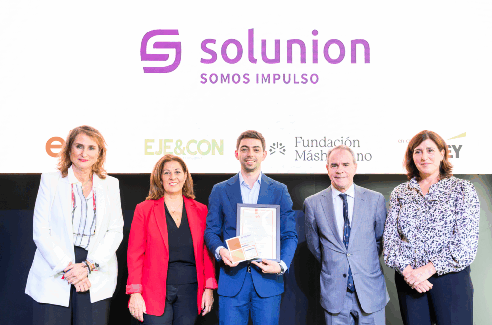 Solunion ha sido reconocida con el distintivo MásTalentoSenior en la categoría Excellence, el máximo nivel que concede Fundación Másfamilia.