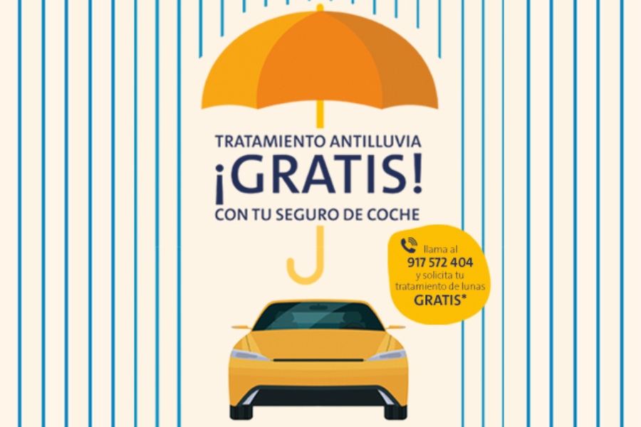 MGS ofrece un tratamiento repelente de lluvia gratuito a sus clientes de Autos