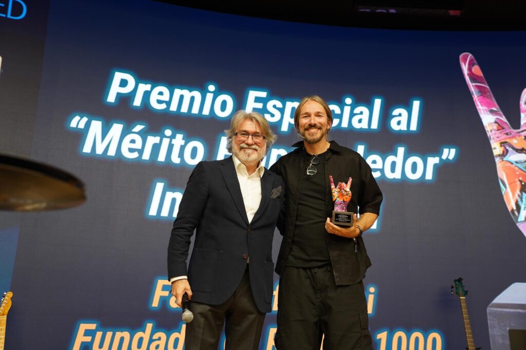 Newcorred premia a Fabio Zaffagnini, CEO de ROCKIN’1000.