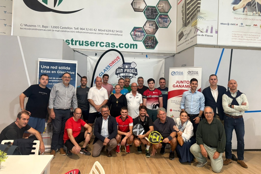 El Colegio de Castellón celebra su Torneo de Pádel Trofeo Glassdrive - Mutua Levante