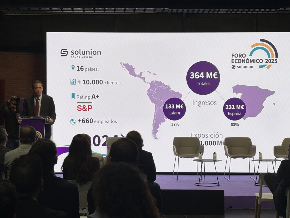 José Ramón Alegre, CEO de Solumion, en el II Foro Económico Solunion España.
