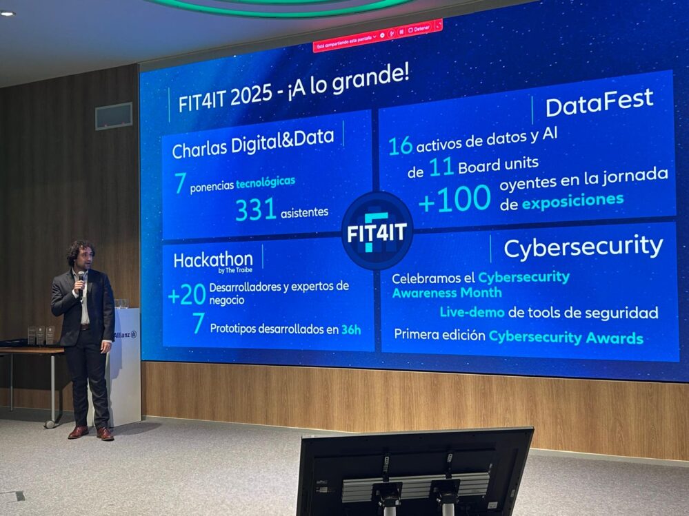 Allianz impulsa la capacitación digital de su equipo con la iniciativa FIT4IT, que durante octubre se centró en la ciberseguridad.