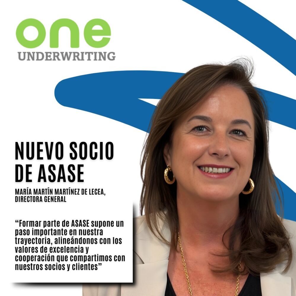 One Underwriting se incorpora a ASASE y eleva a 34 el número de agencias de suscripción asociadas en total.
