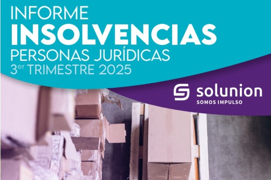 Las insolvencias nacionales caen un 6% interanual, según informe de Solunion