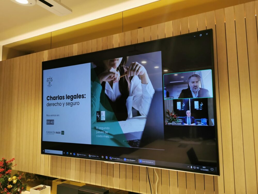 Fundación Inade celebró la semana pasada la última sesión de su programa de Charlas Legales de 2025, centrada en el reaseguro