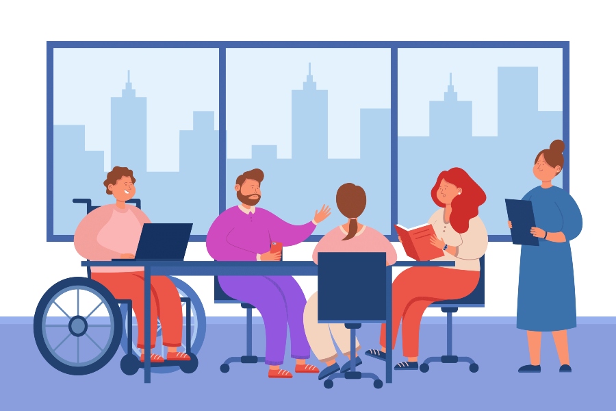 Solo el 52% de las organizaciones establece objetivos concretos de representación de personas con discapacidad