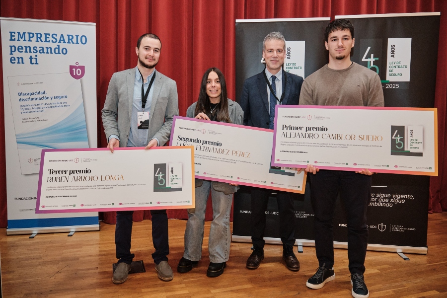 Fundación Inade entrega los premios del concurso universitario sobre la Ley de Contrato de Seguro