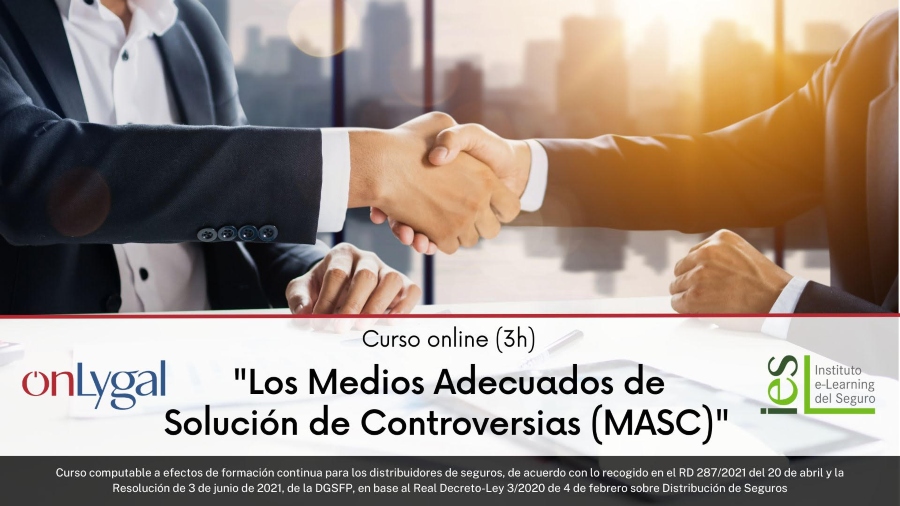 El IES lanza un nuevo curso sobre Medios Adecuados de Solución de Controversias en el canal de onLygal
