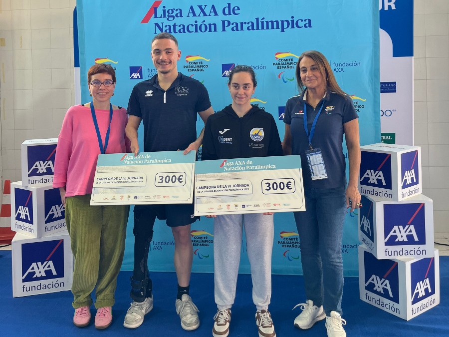 Liga AXA de Natación Paralímpica: Íñigo Llopis y Beatriz Lérida conquistan Oviedo