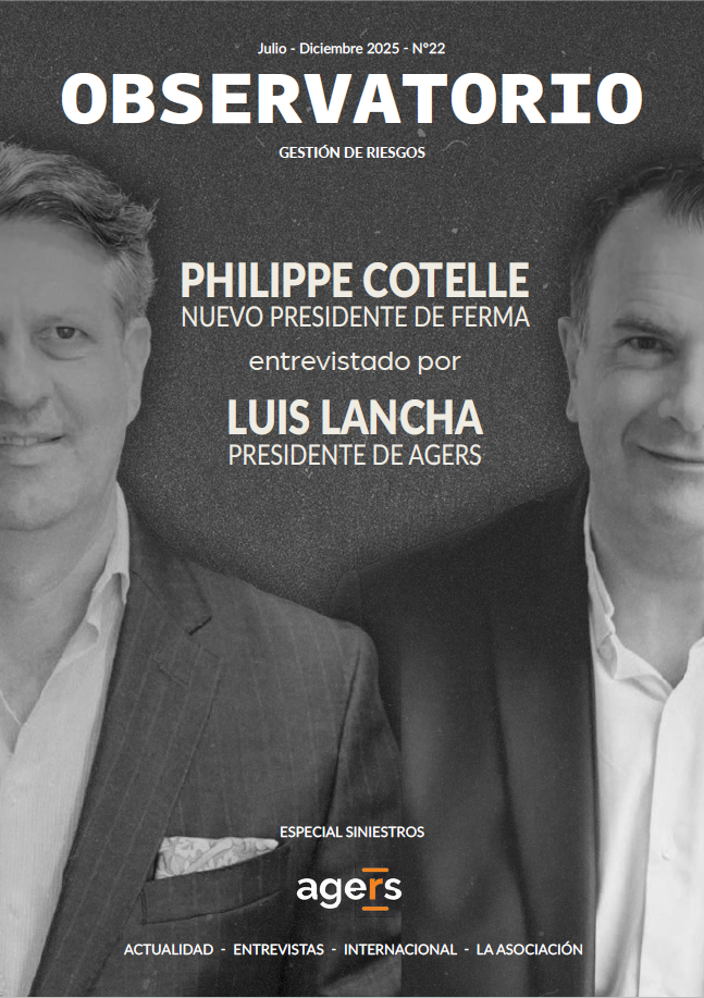 AGERS lanza el número 22 de su revista Observatorio de Gestión de Riesgos, centrado en el análisis de los siniestros