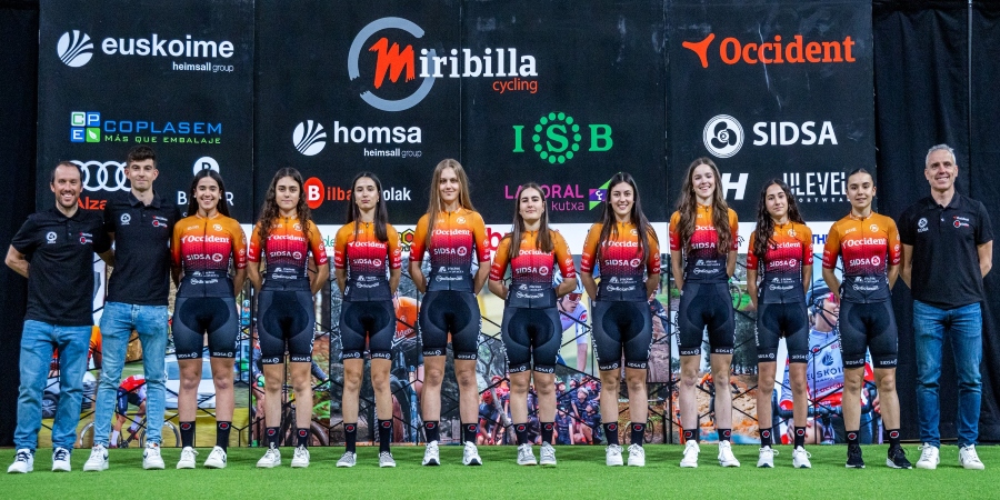 Occident renueva su patrocinio con Miribilla Cycling