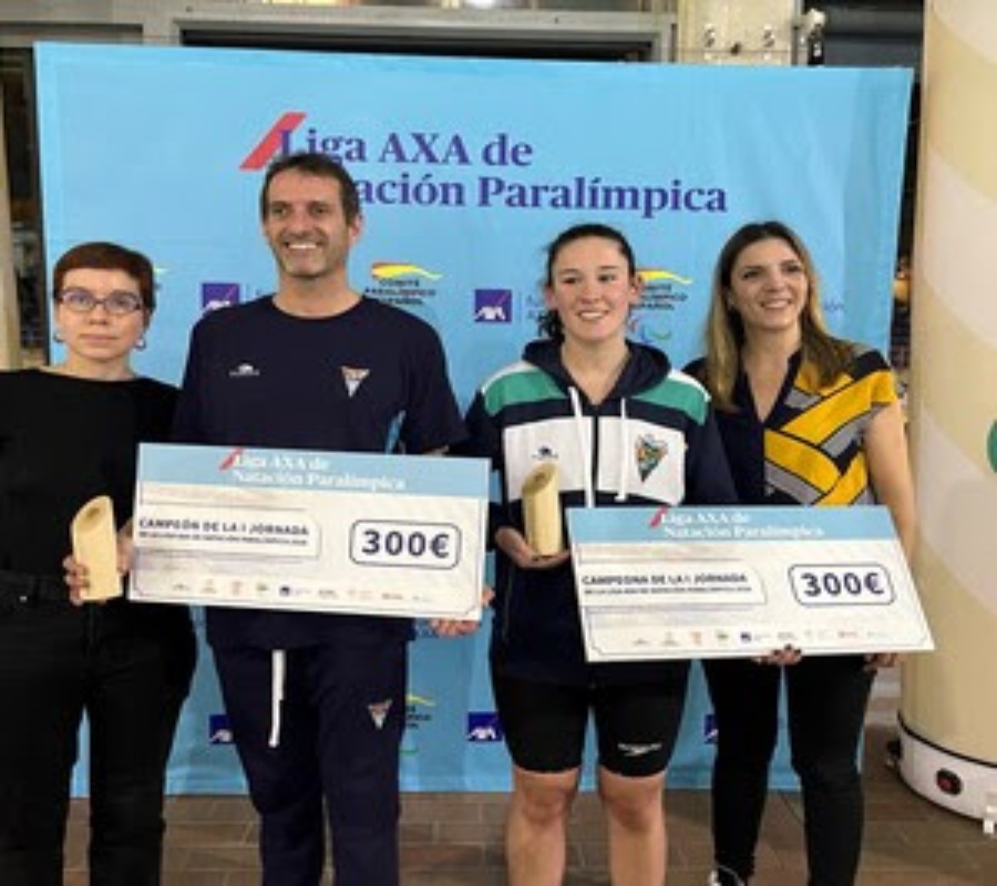 Albert Gelis y Marian Polo se imponen en la primera jornada de la Liga AXA de Natación Paralímpica