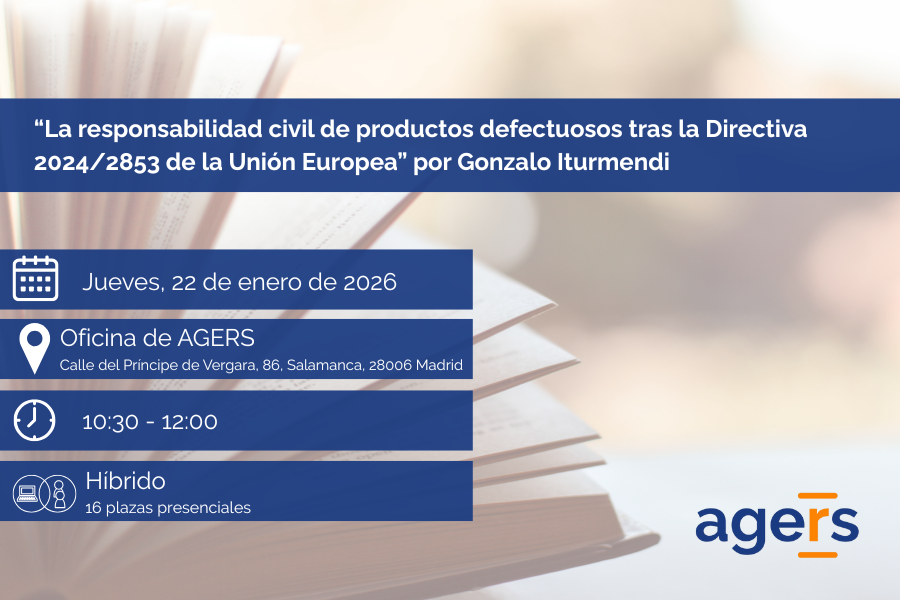AGERS aborda la responsabilidad por productos defectuosos