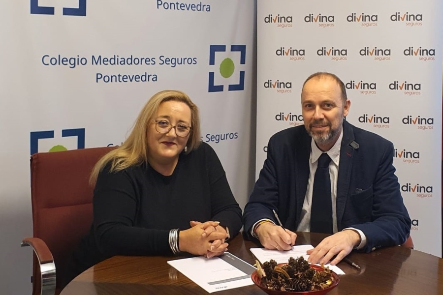 Divina Seguros y el Colegio de Pontevedra extienden su alianza para impulsar el sector en la provincia