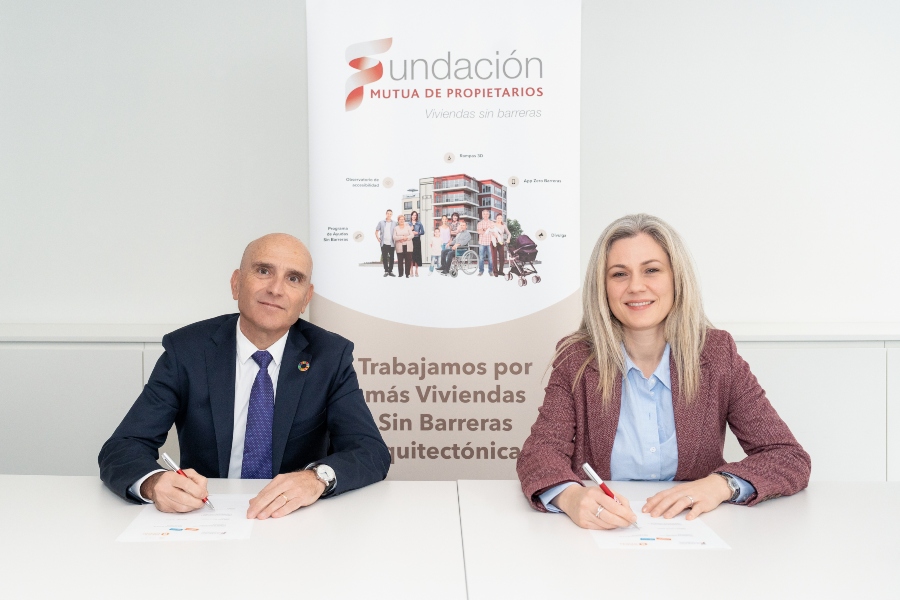 Fundación Mutua de Propietarios y Gremi de la Construcció de Barcelona acuerdan promover la accesibilidad en edificios de Cataluña