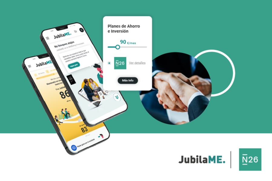 JubilaME incorpora productos del banco digital N26