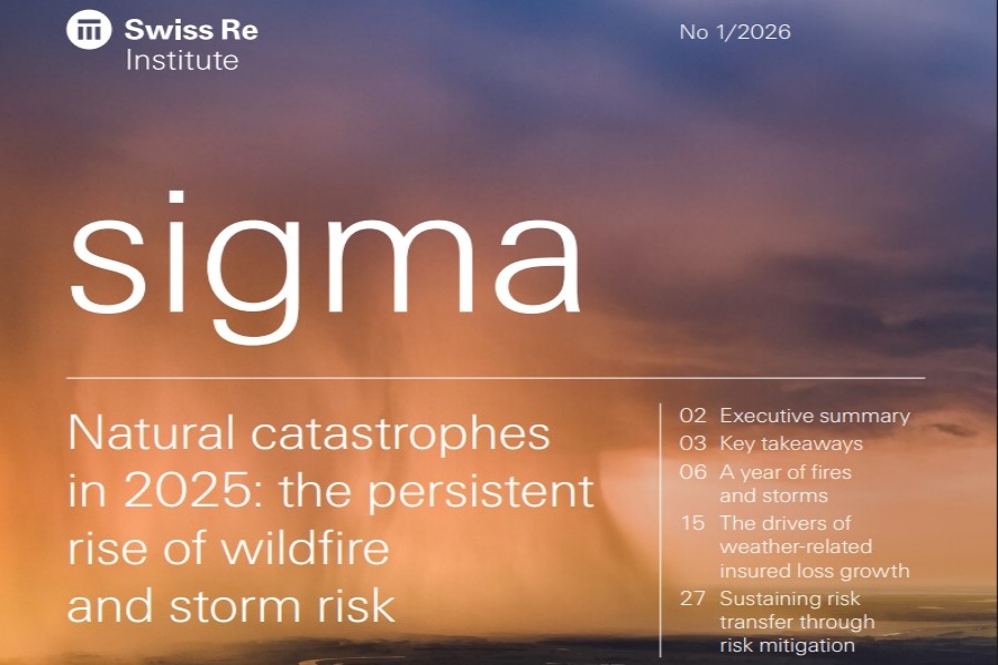 Incendios forestales, tormentas e inundaciones provocan el 92% de las pérdidas en 2025