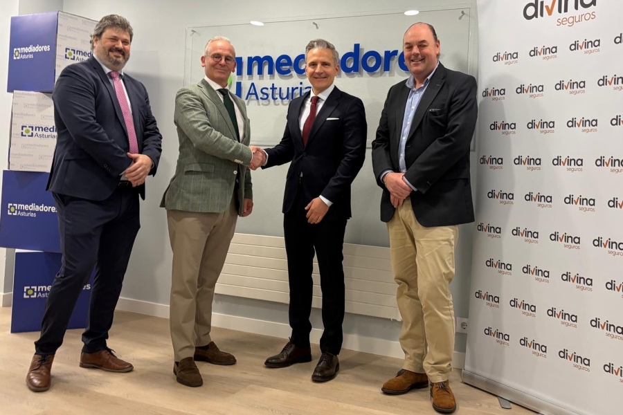 Divina Seguros y el Colegio de Mediadores de Asturias formalizan su primera alianza
