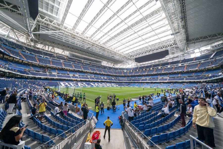 El estadio Santiago Bernabéu en una imagen de LaLiga.