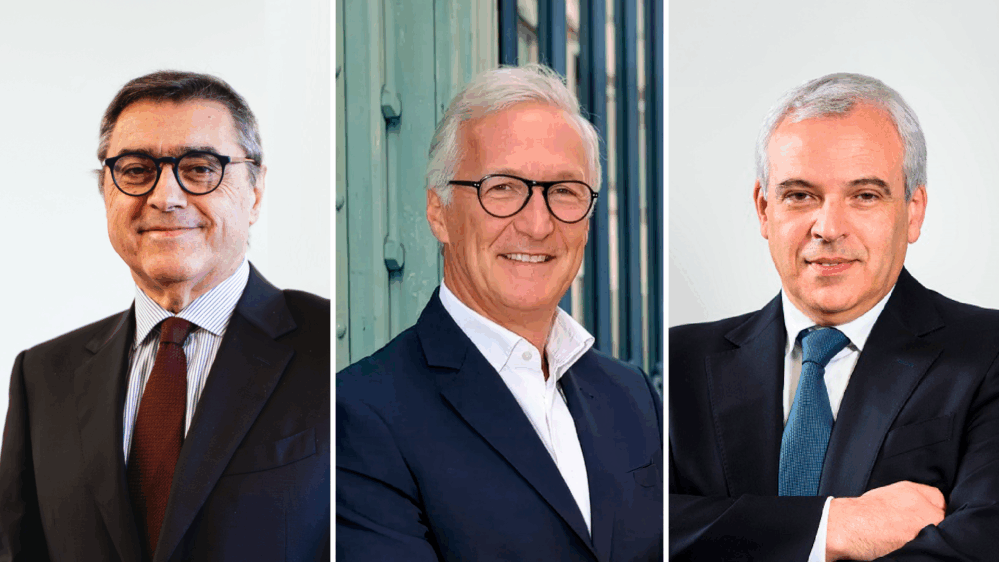 José Manuel Fonseca, Group CEO y presidente del Comité Ejecutivo, Christophe Cornu, Non-Executive Chairman y Ângelo Paupéri, Administrador No Ejecutivo de Grupo MDS.
