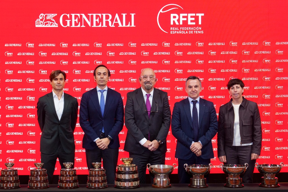 Generali será socio patrocinador de la Real Federación Española de Tenis hasta 2028 y dará nombre a la Selección Española masculina.