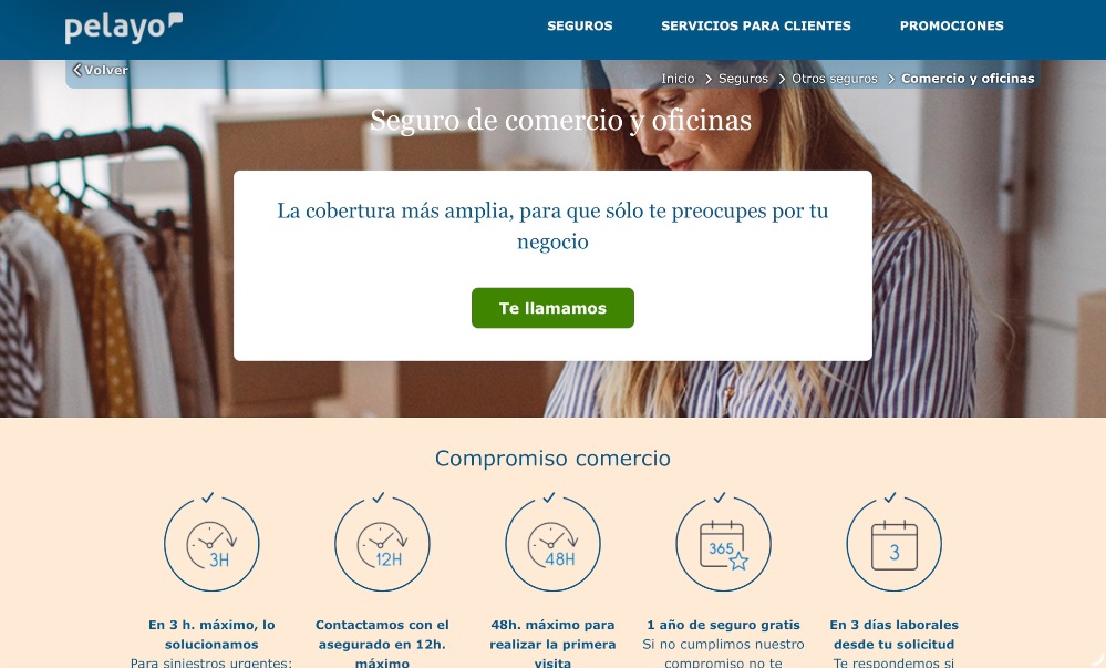 Pelayo avanza en su plan estratégico de diversificación con el lanzamiento de un nuevo seguro multirriesgo dirigido a comercios y oficinas