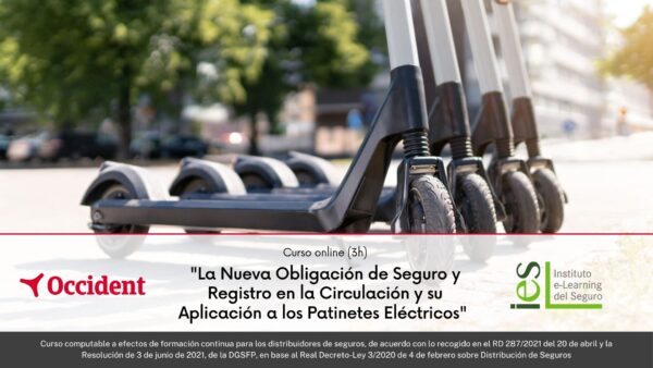 Occident y el IES lanzan un curso sobre la nueva obligación de seguro y registro para patinetes eléctricos