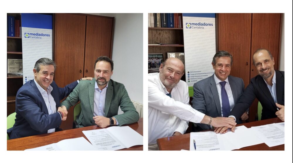 El Colegio de Mediadores de Cantabria renueva sus acuerdos con ASISA y Aegon para impulsar la formación y el desarrollo del canal mediador.