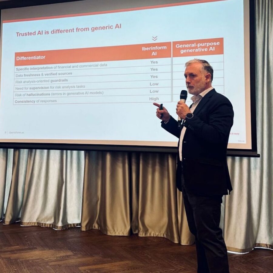 Iberinform presenta en FEBIS un caso de éxito de inteligencia artificial con impacto real en el análisis financiero y la toma de decisiones.