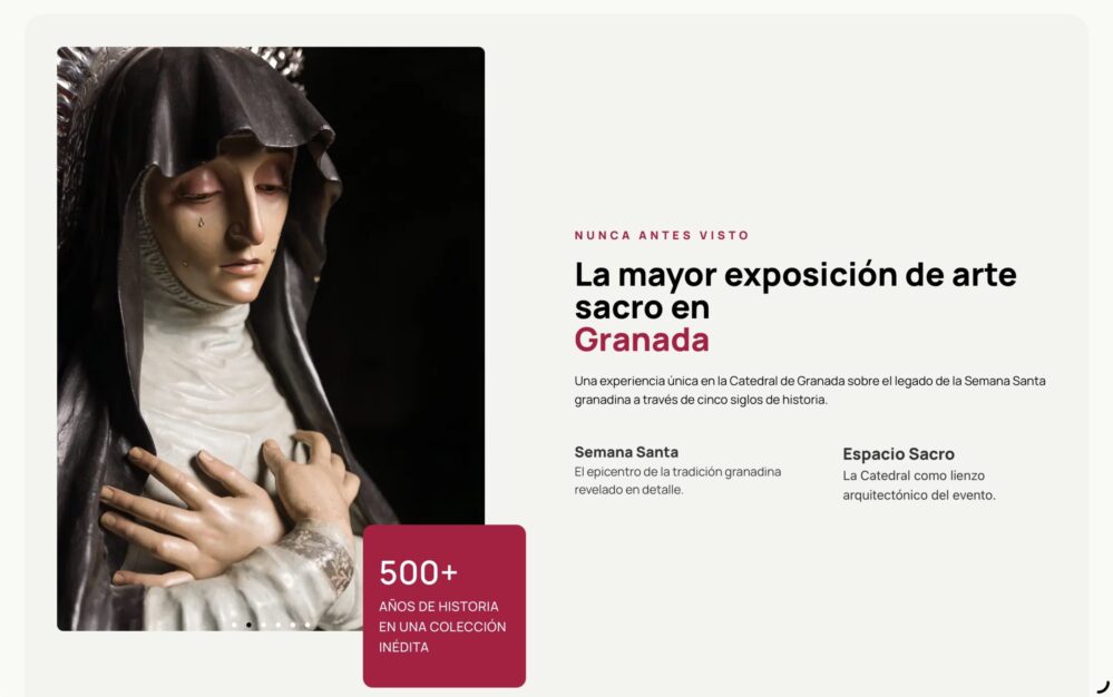 UMAS Seguros asegura por más de 10 millones de euros la exposición “Kerigma” en la Catedral de Granada, una de las mayores muestras de patrimonio sacro celebradas en España.
