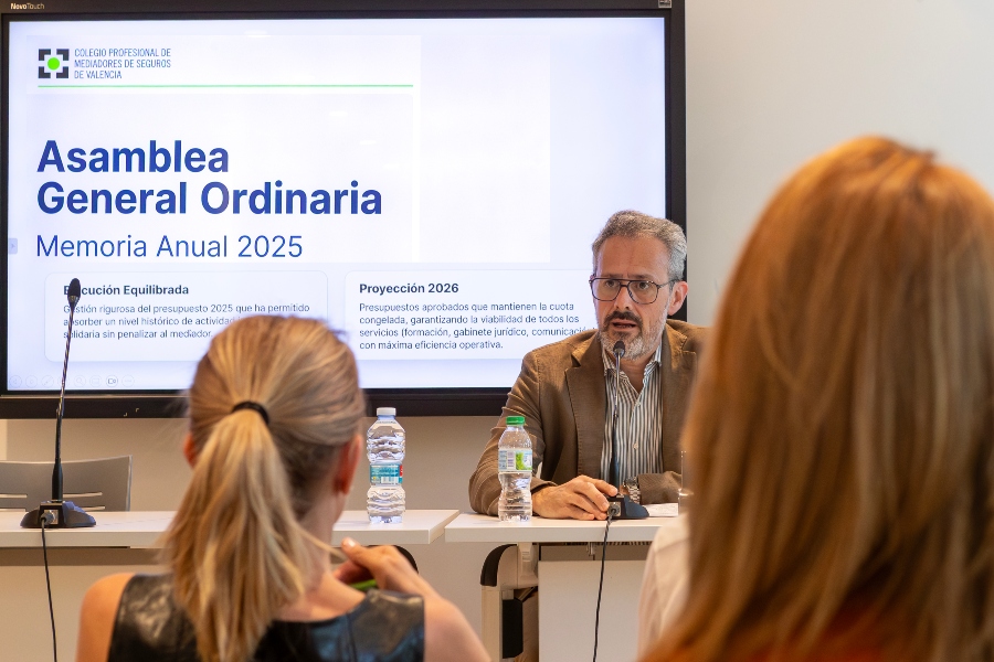 La Asamblea General del Colegio de Valencia aprueba por unanimidad las cuentas de 2025