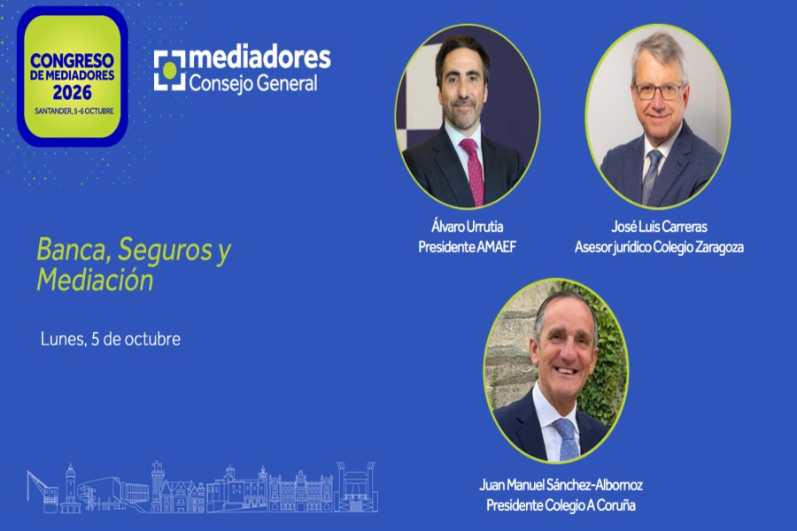 El Congreso de Mediadores 2026 analizará el papel de la banca en la distribución de seguros