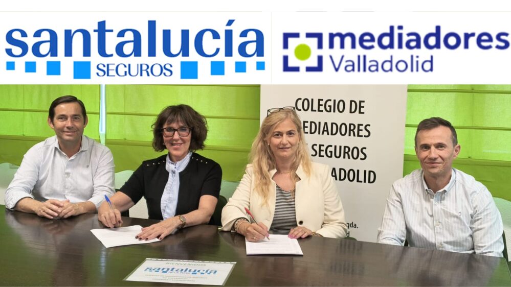 El Colegio de Mediadores de Seguros de Valladolid y Santalucía Seguros renuevan su alianza para impulsar la formación, la profesionalización y el desarrollo del sector asegurador.