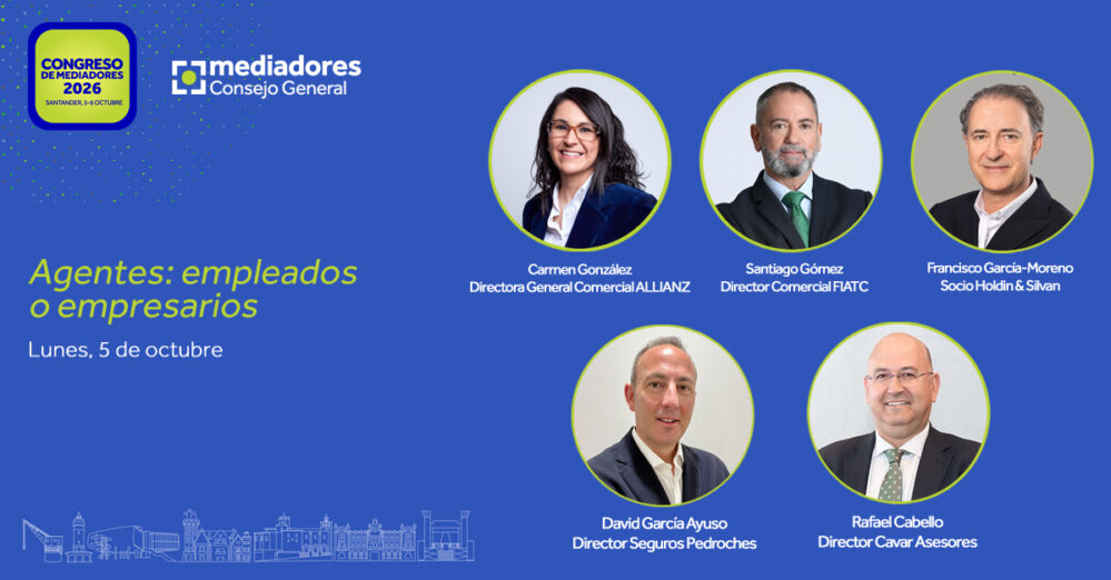 El Congreso de Mediadores 2026 debatirá sobre la dimensión empresarial del agente de seguros y los retos que plantea la digitalización del sector.
