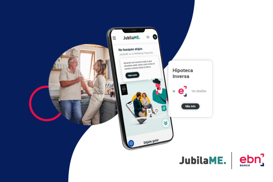 JubilaME incorpora la hipoteca inversa de EBN Banco a su catálogo de soluciones para la jubilación