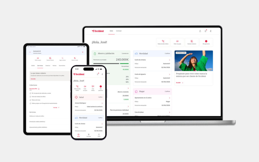 Occident renueva e-cliente con nuevas funciones para gestionar seguros online