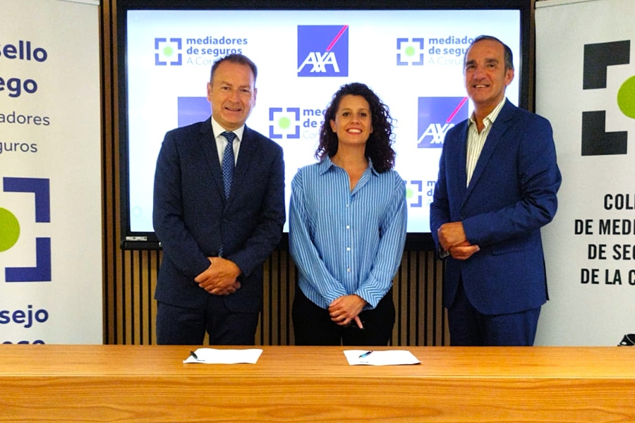 El Colegio de La Coruña y AXA establecen un marco de colaboración para nuevas iniciativas sectoriales