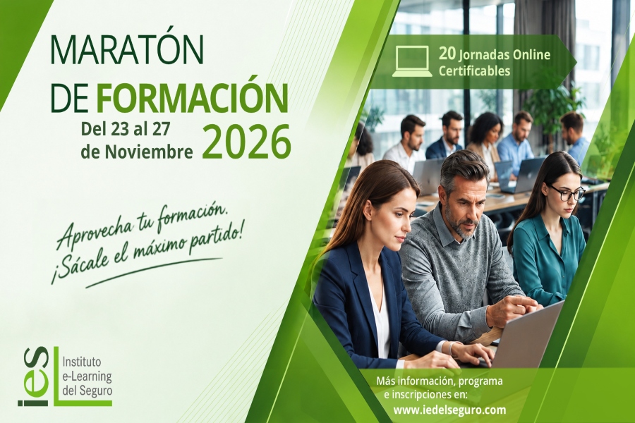 El Instituto e-Learning del Seguro anuncia las fechas de su Maratón de Formación 2026