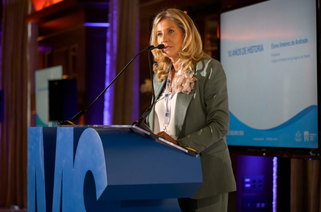 Elena jiménez de Andrade, presidenta del Colegio de Madrid.