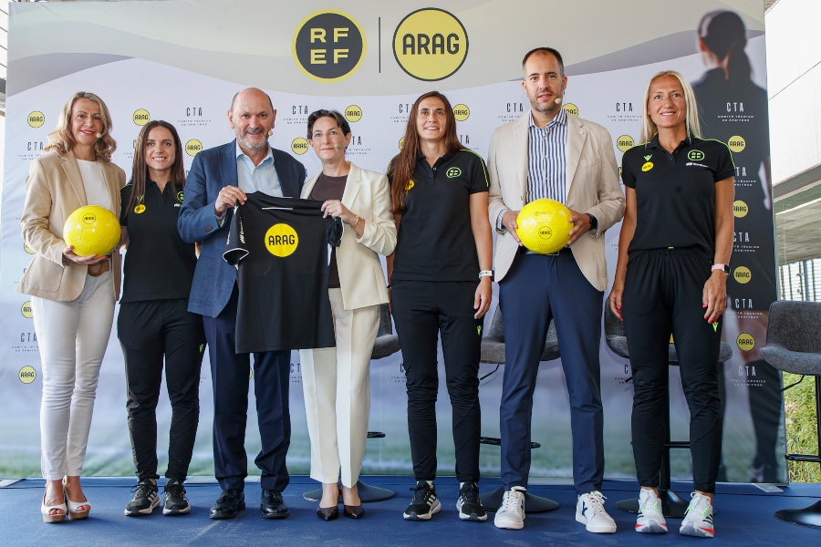 ARAG se convierte en patrocinador oficial del colectivo arbitral del fútbol femenino de la RFEF