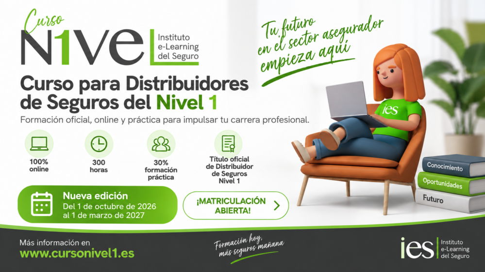El IES abre la matriculación de su Curso de Distribuidor de Seguros Nivel 1, que comienza el 1 de octubre y cuenta con 300 horas de formación.