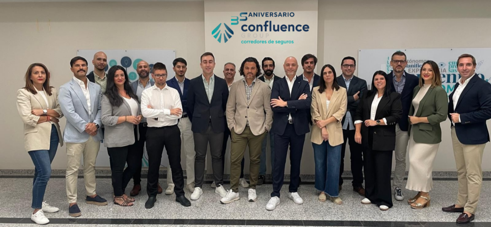 Confluence Group celebra 35 años de trayectoria tras crecer un 130% en dos años e incorporar ocho corredurías a su red durante 2025.