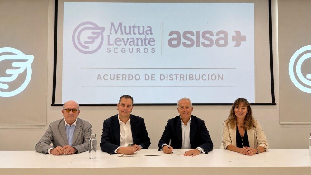 ASISA y Mutua Levante firman un acuerdo para distribuir seguros de salud, dental y hospitalización con formación y apoyo a los mediadores.