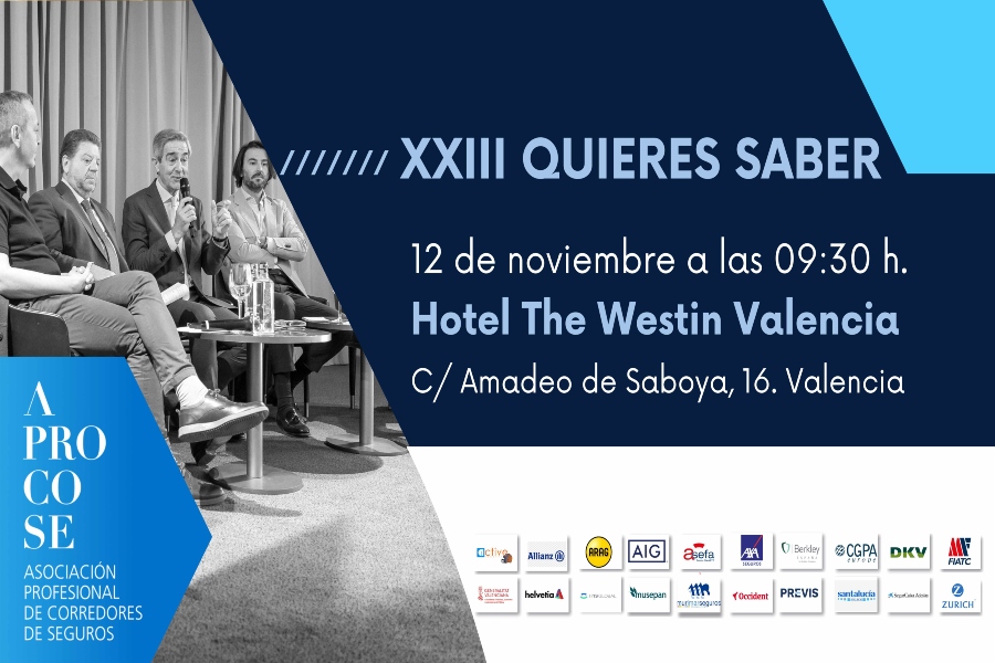 APROCOSE abordará el tratamiento del IVA en la mediación en la XXIII edición de «Quieres Saber»