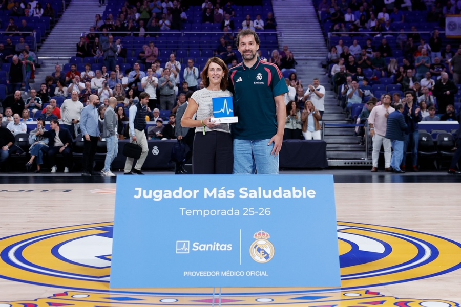 Sergio Llull vuelve a ser elegido el “Jugador más saludable” del Real Madrid de baloncesto